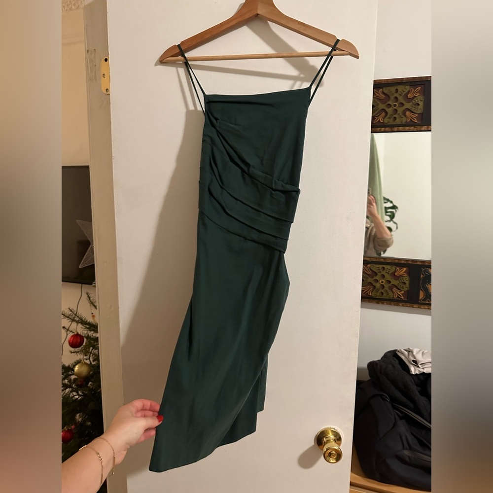 Dark green Zara dress NWT